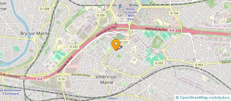 localisation de l'entreprise MADAME ANNICK ALLIER à VILLIERS-SUR-MARNE