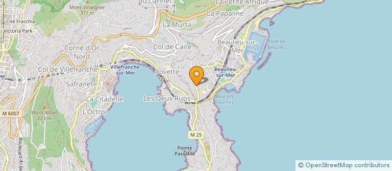 localisation de l'entreprise MADAME ANNICK AMADORI à BEAULIEU-SUR-MER