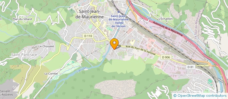 localisation de l'entreprise MADAME ANNICK ANDRE  SAINT-JEAN-DE-MAURIENNE