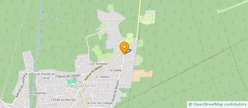 localisation de l'entreprise MADAME ANNICK ANTONELLI à LEGE-CAP-FERRET