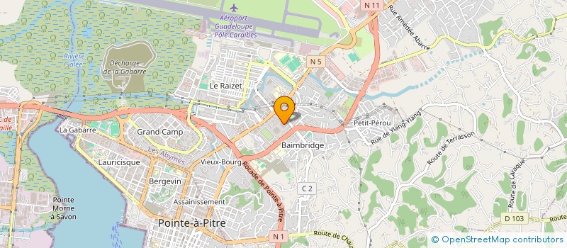 localisation de l'entreprise MADAME ANNICK ARCHIMEDE à LES ABYMES