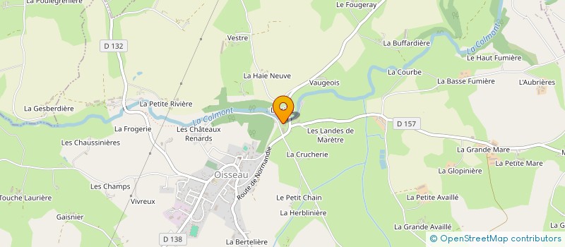 localisation de l'entreprise MADAME ANNICK AUBERT  OISSEAU