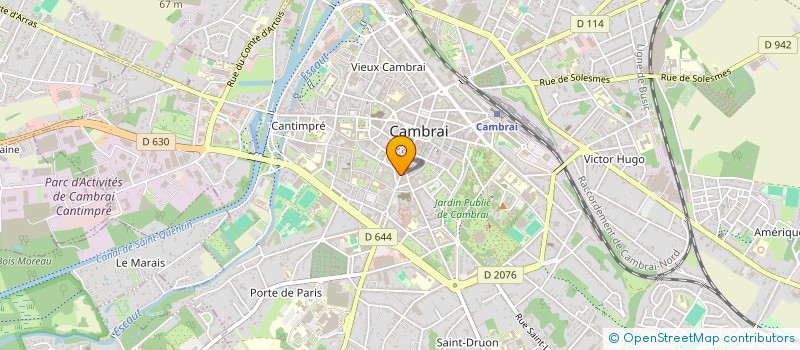 localisation de l'entreprise MADAME ANNICK BAOUDOUR à CAMBRAI