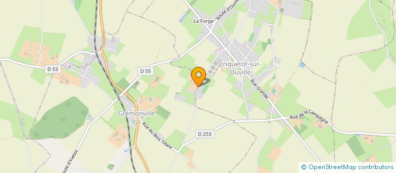 localisation de l'entreprise MADAME ANNICK BARABE  GREMONVILLE