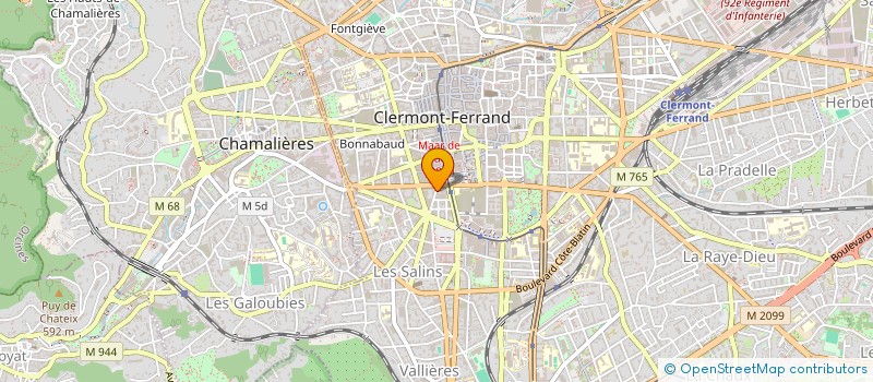 localisation de l'entreprise MADAME ANNICK BARTOLINI à CLERMONT-FERRAND