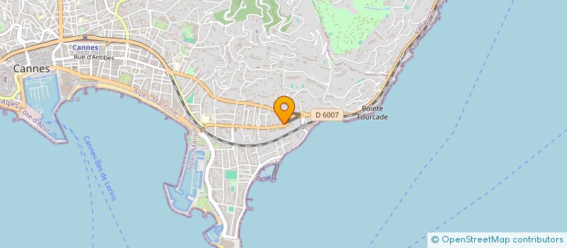 localisation de l'entreprise MADAME ANNICK BAUZOU à CANNES