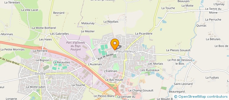 localisation de l'entreprise MADAME ANNICK BEAUGRAND à PLEUMELEUC
