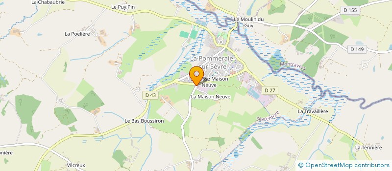 localisation de l'entreprise MADAME ANNICK BEGOUIN  SEVREMONT