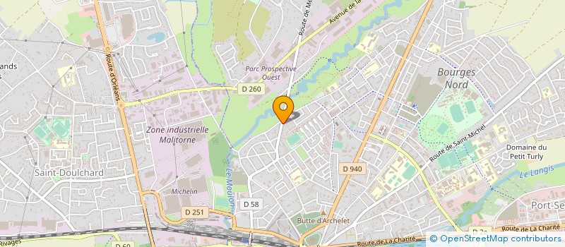 localisation de l'entreprise MADAME ANNICK BELLANCE  BOURGES