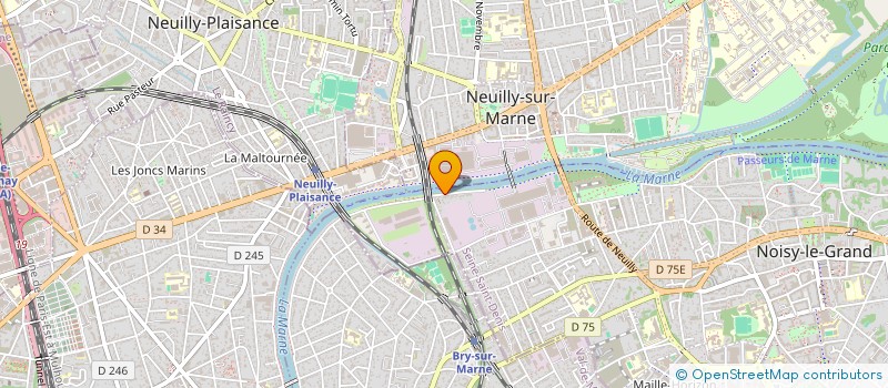 localisation de l'entreprise MADAME ANNICK BIGAY  NOISY LE GRAND