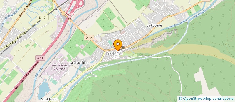 localisation de l'entreprise MADAME ANNICK BILLAUD à LES MEES