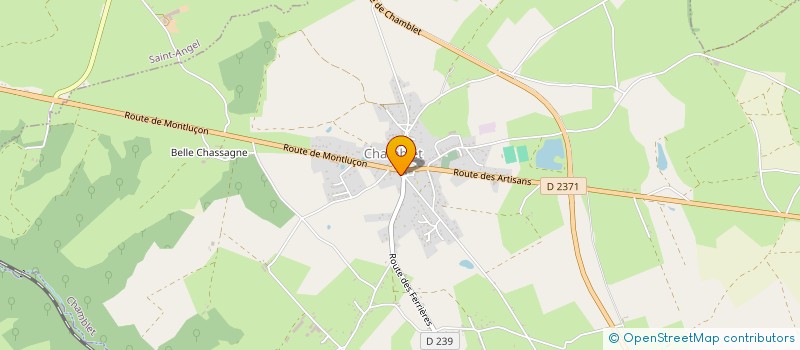 localisation de l'entreprise MADAME ANNICK BLANDIN à CHAMBLET