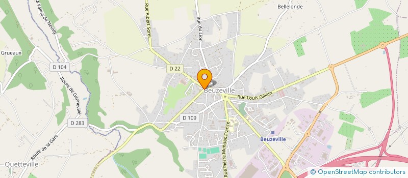 localisation de l'entreprise MADAME ANNICK BLERY à BEUZEVILLE
