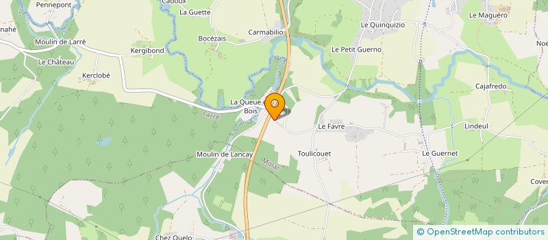 localisation de l'entreprise MADAME ANNICK BLINO  BERRIC