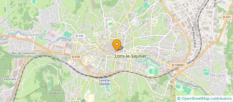 localisation de l'entreprise MADAME ANNICK BOISSON à LONS-LE-SAUNIER