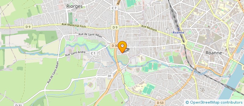 localisation de l'entreprise MADAME ANNICK BOISSON à RIORGES