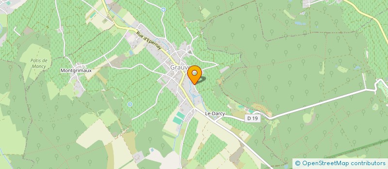 localisation de l'entreprise MADAME ANNICK BONDON  GRAUVES