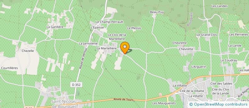 localisation de l'entreprise MADAME ANNICK BONJEAN  SAINT-NICOLAS-DE-BOURGUEIL