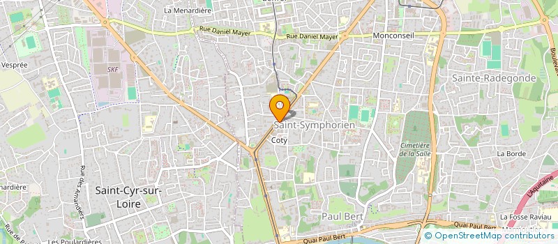 localisation de l'entreprise MADAME ANNICK BORDIER à TOURS