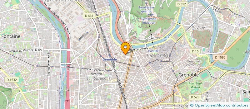 localisation de l'entreprise MADAME ANNICK BOUCHE  GRENOBLE