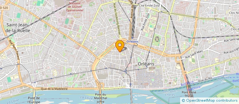 localisation de l'entreprise MADAME ANNICK BOUDIER à ORLEANS