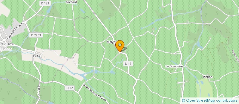 localisation de l'entreprise MADAME ANNICK BOUGITTI à LUSSAC