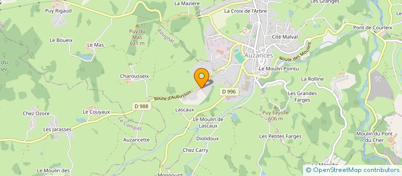 localisation de l'entreprise MADAME ANNICK BOUILLE à AUZANCES