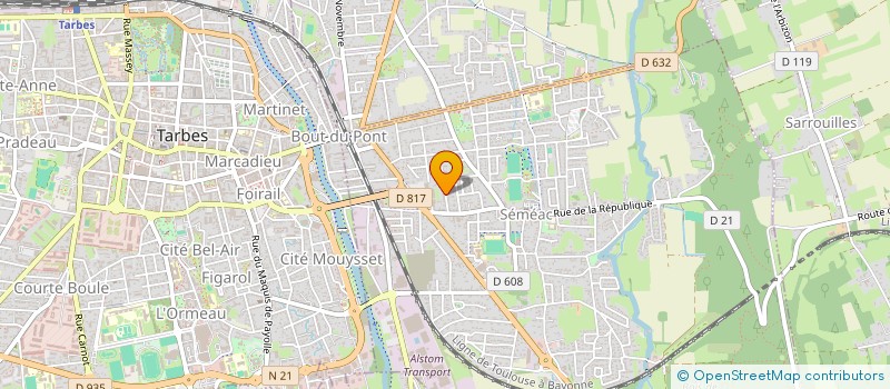 localisation de l'entreprise MADAME ANNICK BOULIN  SEMEAC