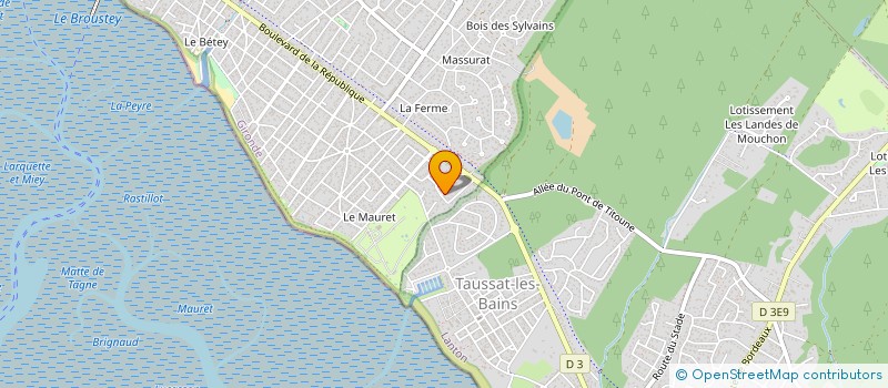 localisation de l'entreprise MADAME ANNICK BOURDEYROU  LAGUENNE-SUR-AVALOUZE