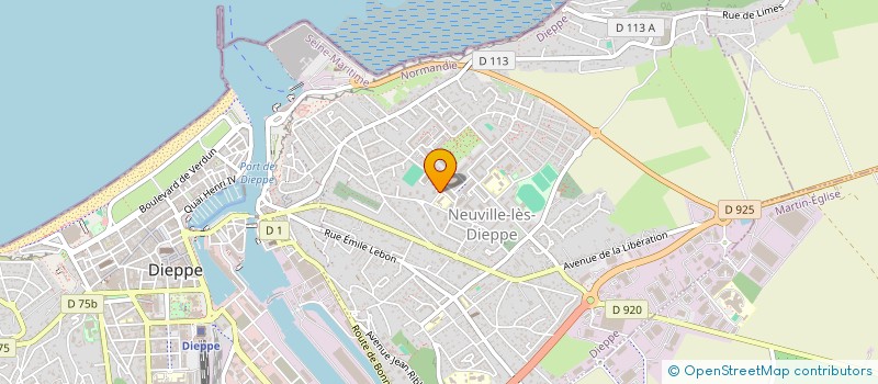 localisation de l'entreprise MADAME ANNICK BREANT  DIEPPE