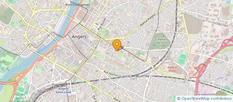 localisation de l'entreprise MADAME ANNICK BREHERET à ANGERS