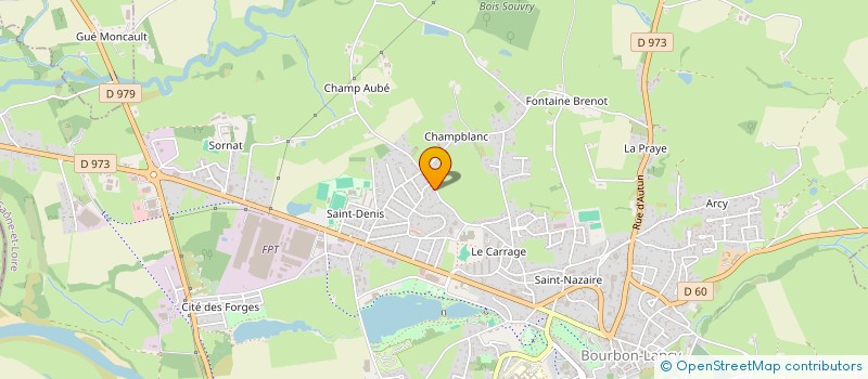 localisation de l'entreprise MADAME ANNICK BRENOT  BOURBON-LANCY