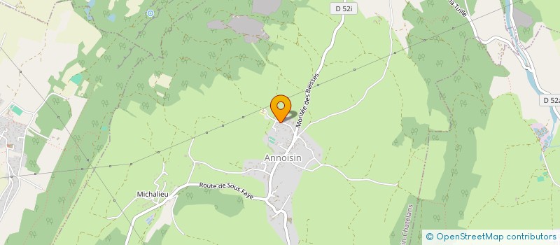 localisation de l'entreprise MADAME ANNICK BRINKHUYSEN  ANNOISIN-CHATELANS