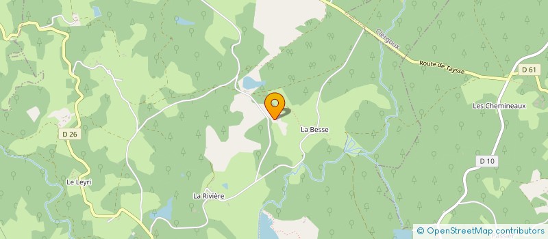 localisation de l'entreprise MADAME ANNICK BRUDIEUX  SAINT-MARTIAL-DE-GIMEL