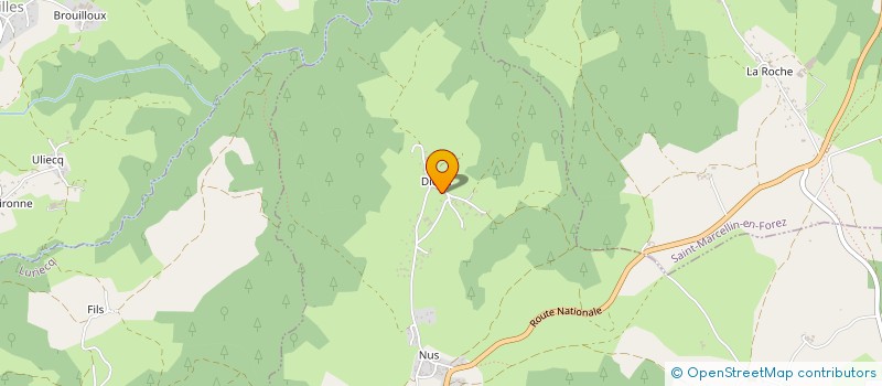 localisation de l'entreprise MADAME ANNICK BRUN  PERIGNEUX