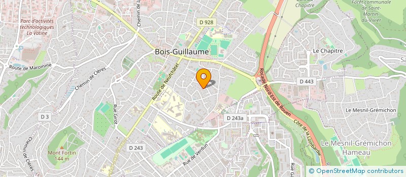 localisation de l'entreprise MADAME ANNICK BRUNET à BOIS-GUILLAUME