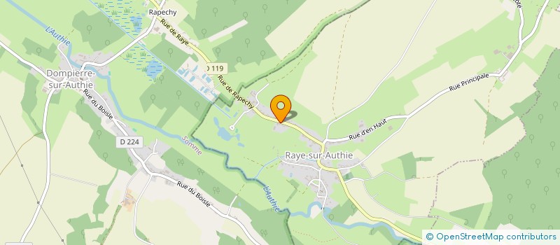 localisation de l'entreprise MADAME ANNICK BULEUX  RAYE SUR AUTHIE