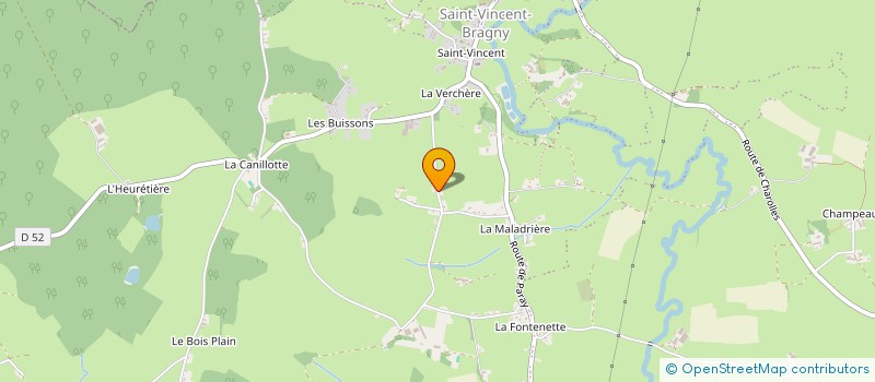 localisation de l'entreprise MADAME ANNICK BUONO  SAINT-BERAIN-SOUS-SANVIGNES