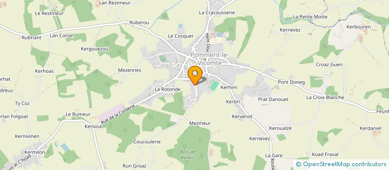 localisation de l'entreprise MADAME ANNICK CAPITAINE à POMMERIT-LE-VICOMTE