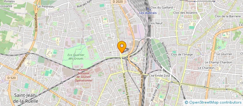 localisation de l'entreprise MADAME ANNICK CARAVANNIER à ORLEANS