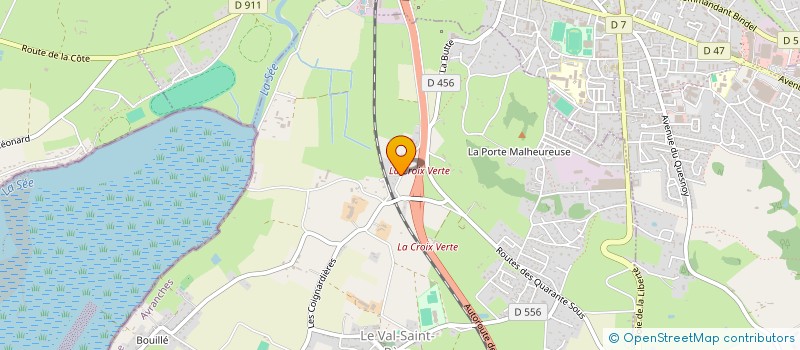 localisation de l'entreprise MADAME ANNICK CAUMONT  LE VAL-SAINT-PERE