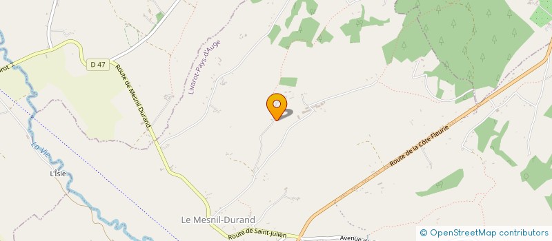 localisation de l'entreprise MADAME ANNICK CAVROIS à LIVAROT-PAYS-D'AUGE