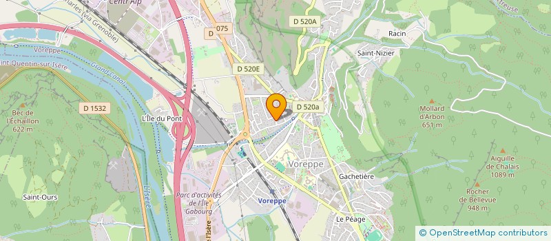 localisation de l'entreprise MADAME ANNICK CHARMEIL  VOREPPE