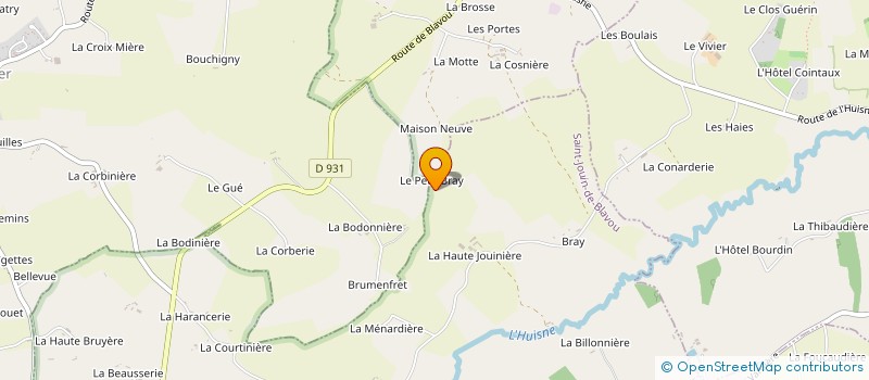 localisation de l'entreprise MADAME ANNICK CHAUVEAU à SAINT-JOUIN-DE-BLAVOU