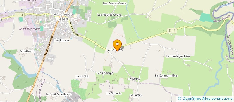 localisation de l'entreprise MADAME ANNICK CHOTARD à LOUVIGNE-DU-DESERT
