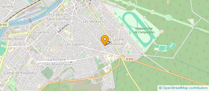 localisation de l'entreprise MADAME ANNICK CHRISTINE NAD BLEUSE à COMPIEGNE