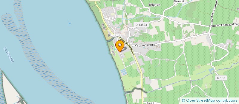 localisation de l'entreprise MADAME ANNICK CINTRAT  PLASSAC