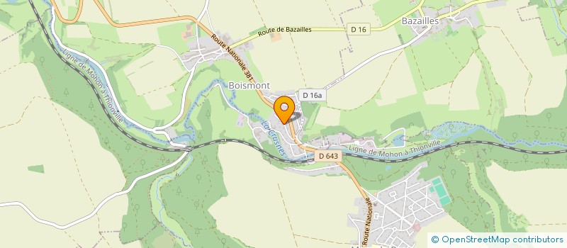 localisation de l'entreprise MADAME ANNICK CLOCHET  BOISMONT