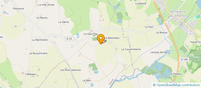 localisation de l'entreprise MADAME ANNICK COLLIN à CHATILLON-EN-VENDELAIS