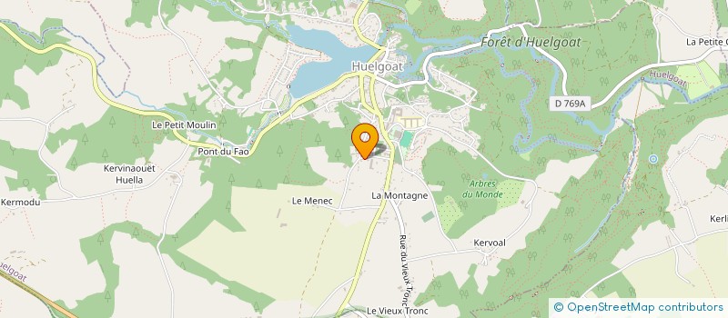 localisation de l'entreprise MADAME ANNICK COM  HUELGOAT